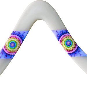 Glow in the Dark Lefty Boomerangs - Molded left handed boomerangs