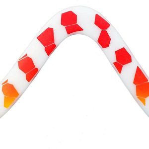 Technic Decorated ABS Plastic Boomerangs - Real V shaped boomerangs from France
