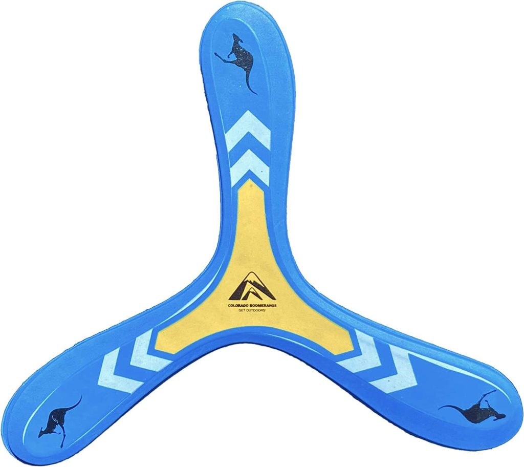 Trirang Foam Boomerang - Soft foam boomerangs for low wind environments