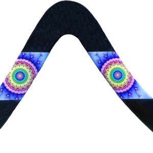 Lefty Boomerangs - Carbon Fibre Version - Molded left handed boomerang