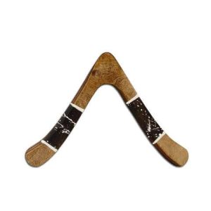 Aspen Aboriginal Boomerang - Very light V shaped boomerangs for kids and teens