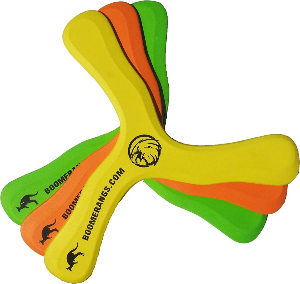 Safe boomerangs for kids - 3 Pack - Baloo Boomerangs - Foam