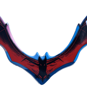 Red Plastic Batrang Boomerang - Real boomerangs in the shape of a bat