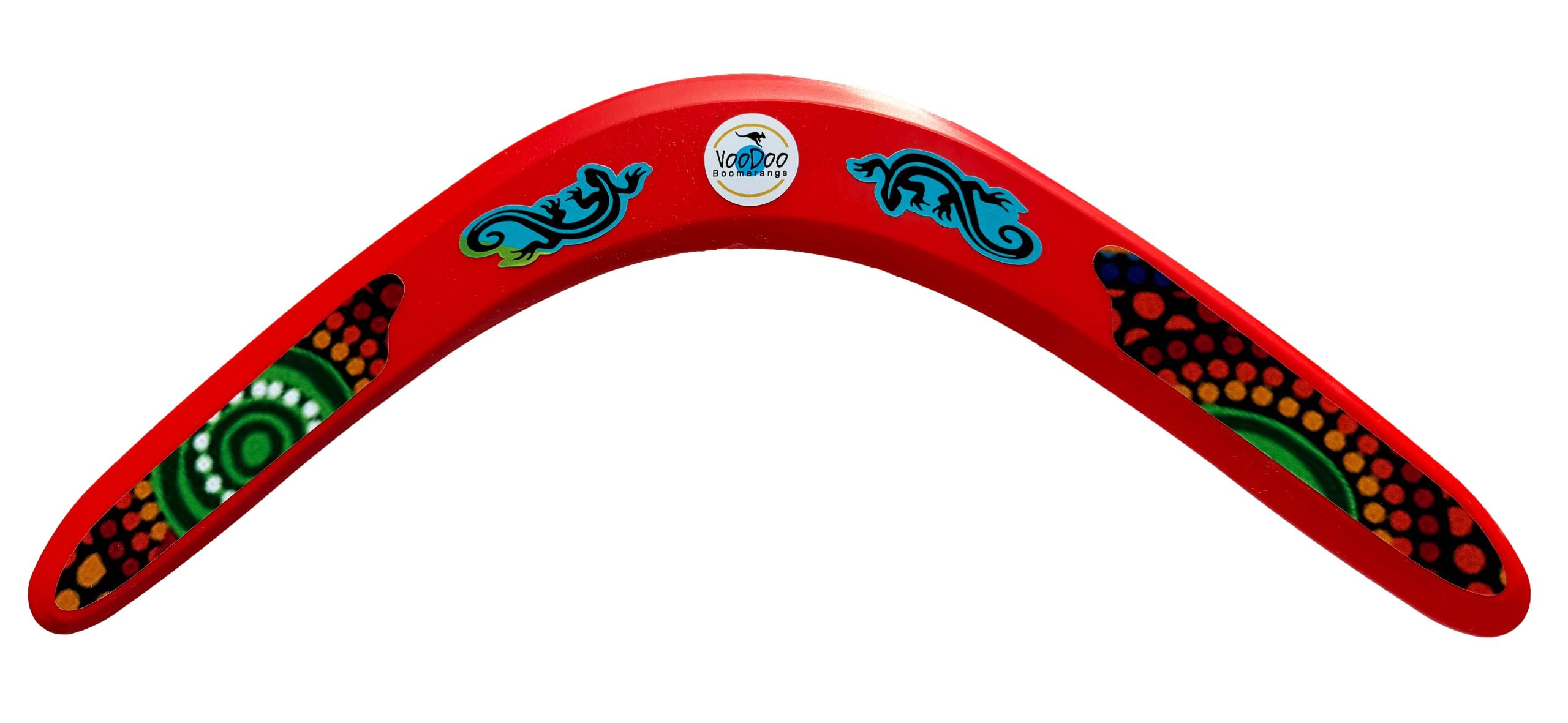 Plastic Aboriginal Boomerang - Voodoo Aboriginal Boomerang - Image 2