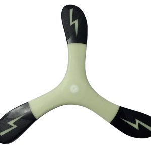 Glow in the Dark Lightning Boomerang - Hobby boomerangs for all ages above 9
