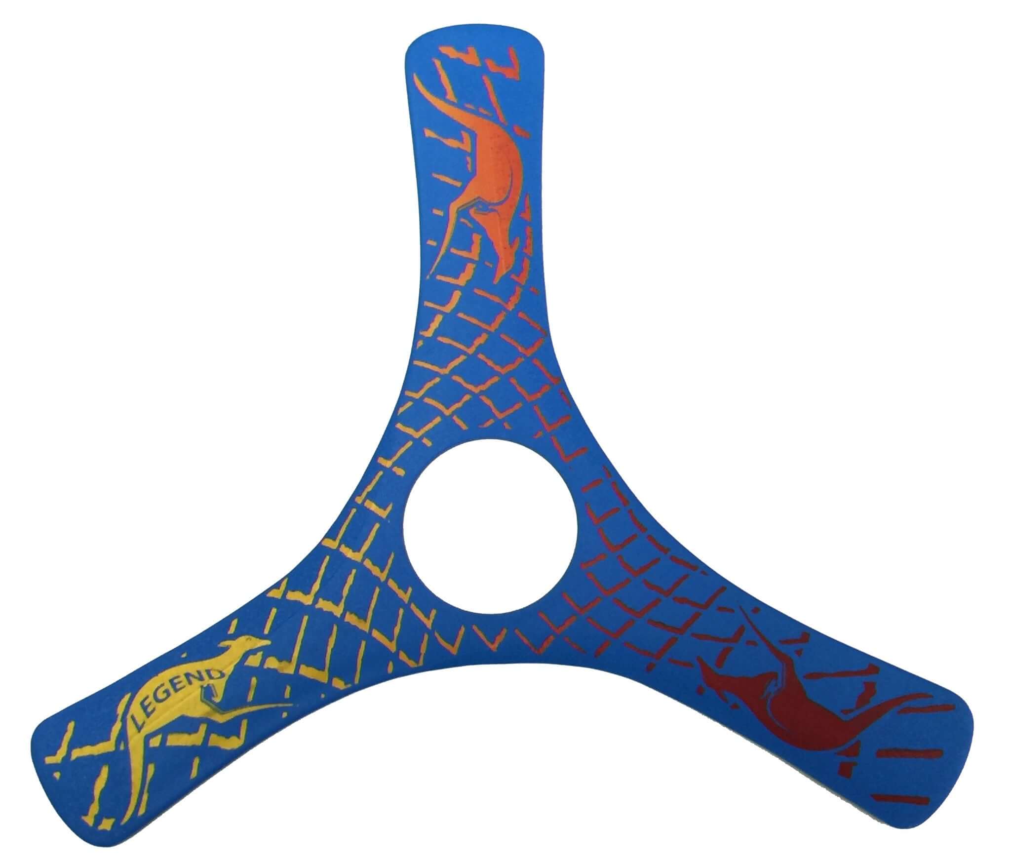 Spin Racer Blue Boomerang - Great beginner boomerangs for kids