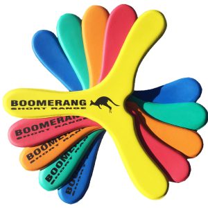 Rafiki Boomerangs - Ambidextrous foam boomerangs for kids