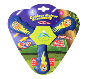 Meteor Boomerang - Right Handed Foam boomerangs for kids as young as 6.