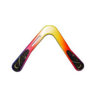 Night Blazer Boomerang - Includes glow stick for night throwing