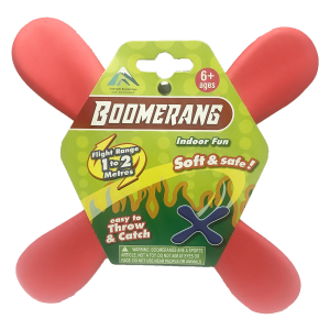 Indoor Boomerangs - Soft and short range for inside the house boomerang fun!