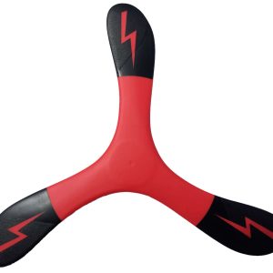 Red Bolt Boomerang - Fast Catch with Attitude! For kids and teens