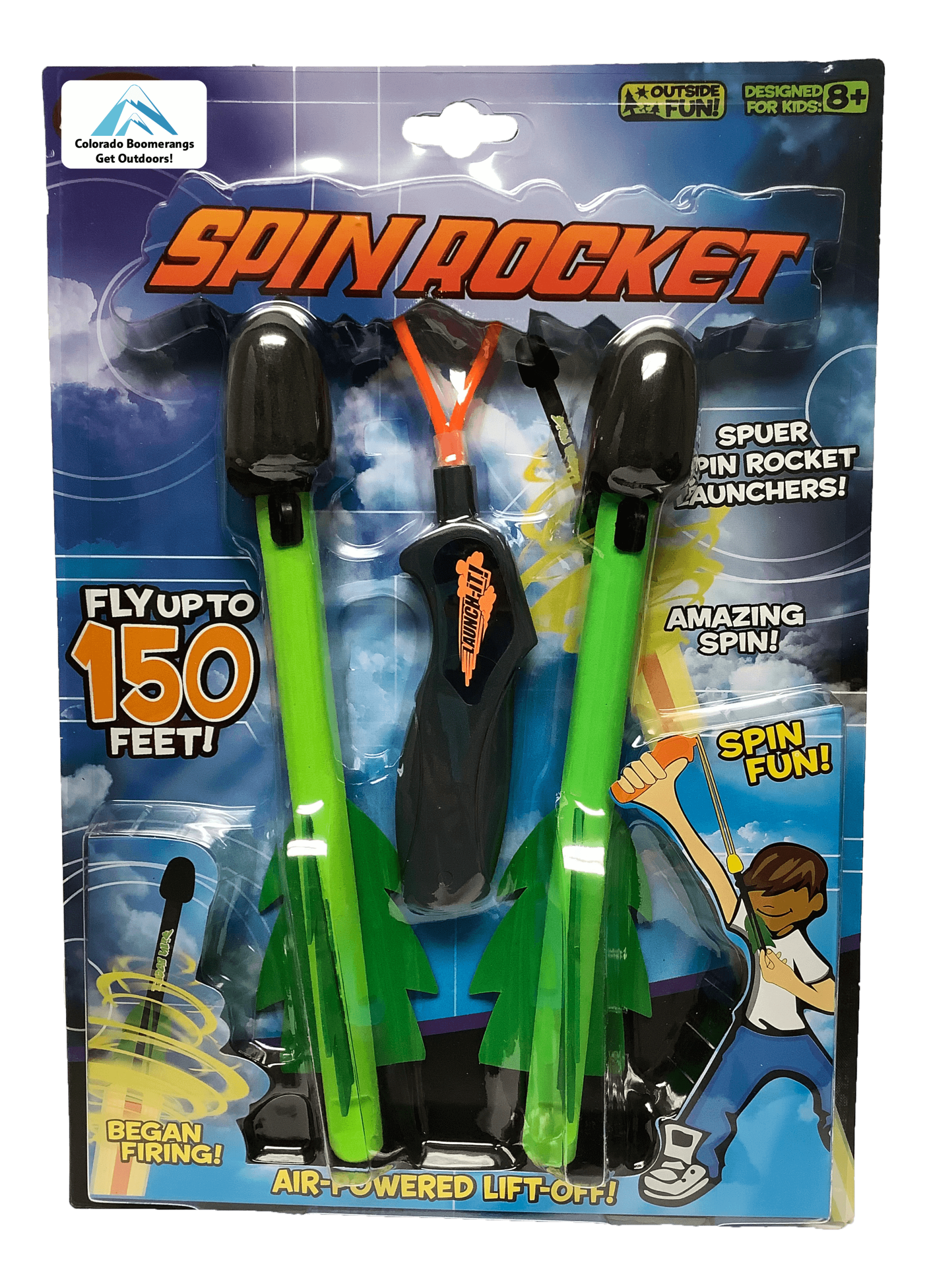 Spin Rockets - amazing spin as they climb in the air!