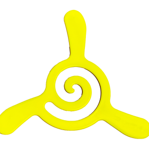 Spiroboom Boomerang - Fun kid's boomerang with spiral image during flight.