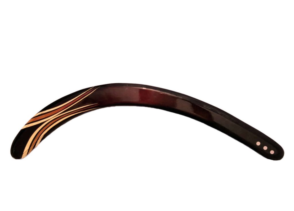 Australian Decorated Throwing Stick - Real weighted Australian throw sticks