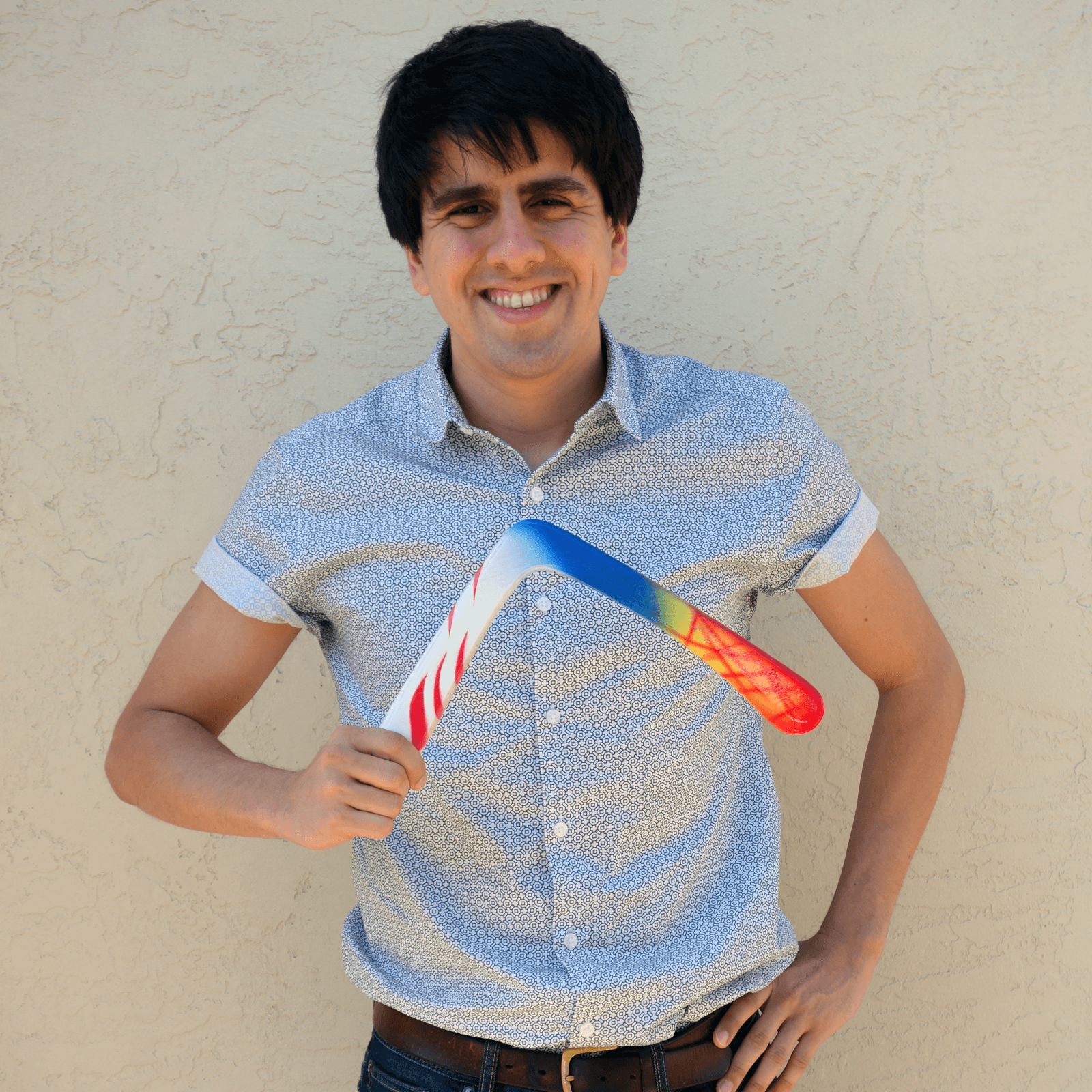 Mirage Wooden Boomerangs - One of our cooler Boomerang art designs - Image 3