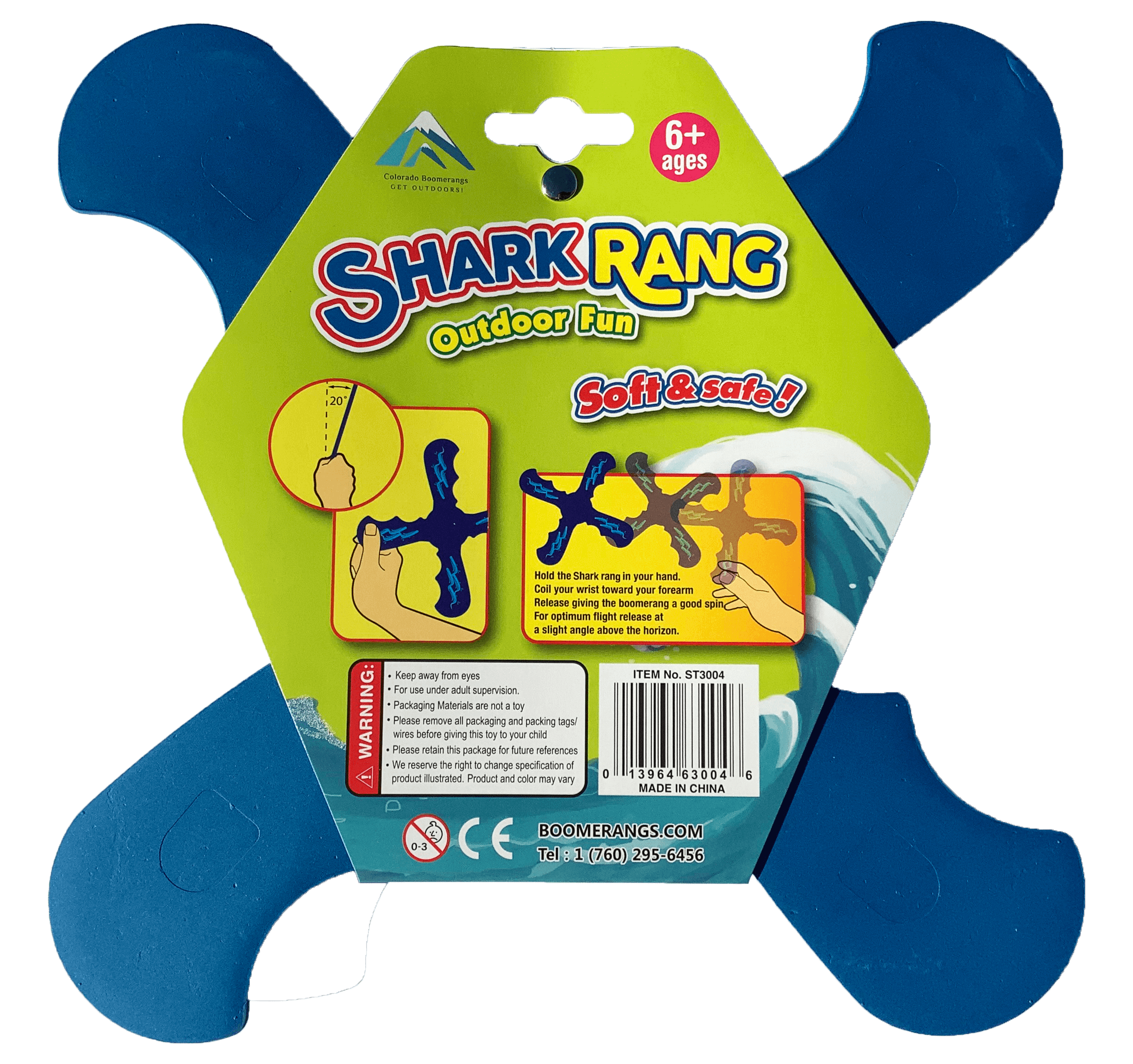 Shark Rang Boomerangs - Retail Boomerang Pack - Soft and Safe boomerangs for kids - Image 5