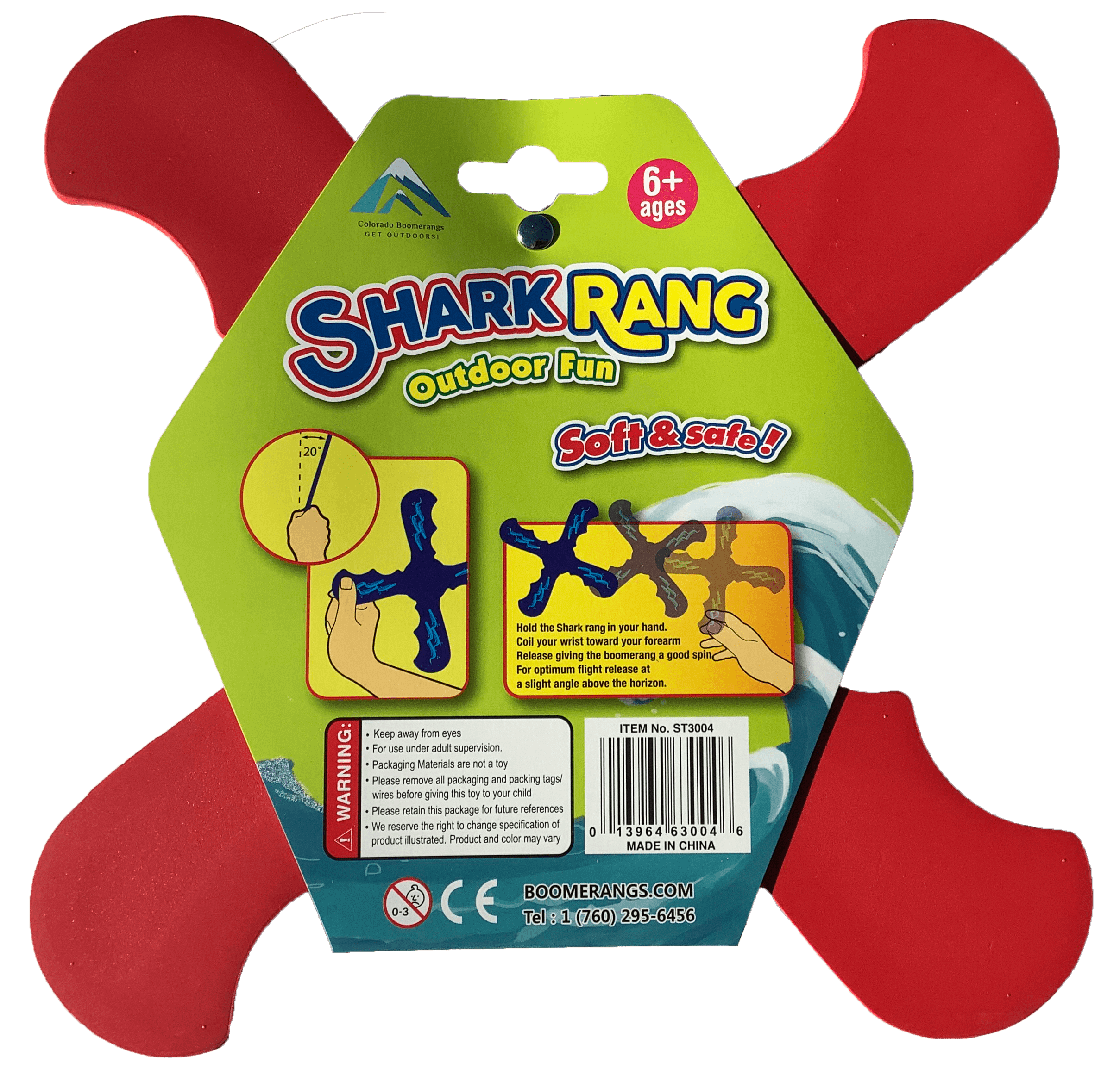 Shark Rang Boomerangs - Retail Boomerang Pack - Soft and Safe boomerangs for kids - Image 4